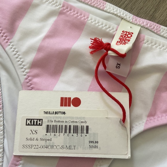 Solid & Striped Bikini Bottom - Picture 2 of 3